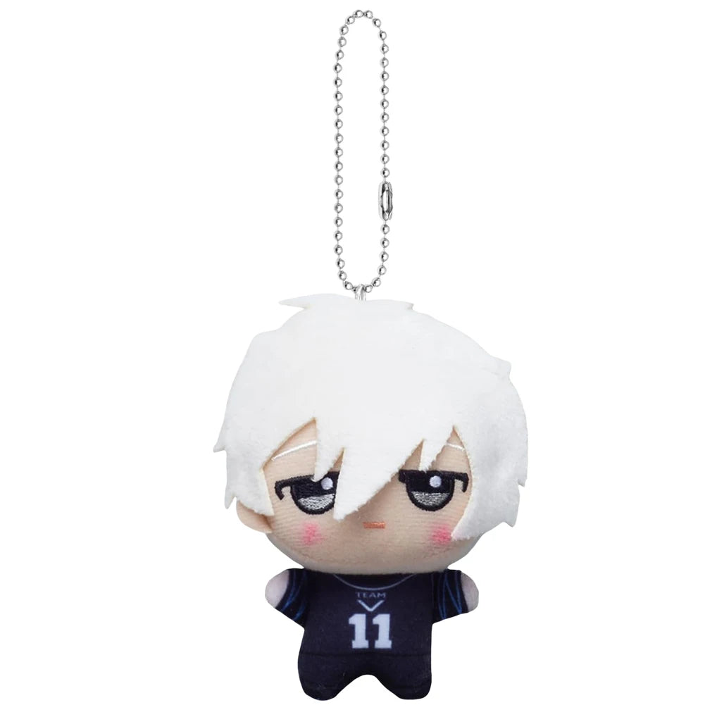 11cm Blue Lock Plush Toy Pendant Seishiro Nagi Isagi Yoichi Chigiri Bachira Meguru Mikage Reo Rin Itoshi Backpack Keychain Gift