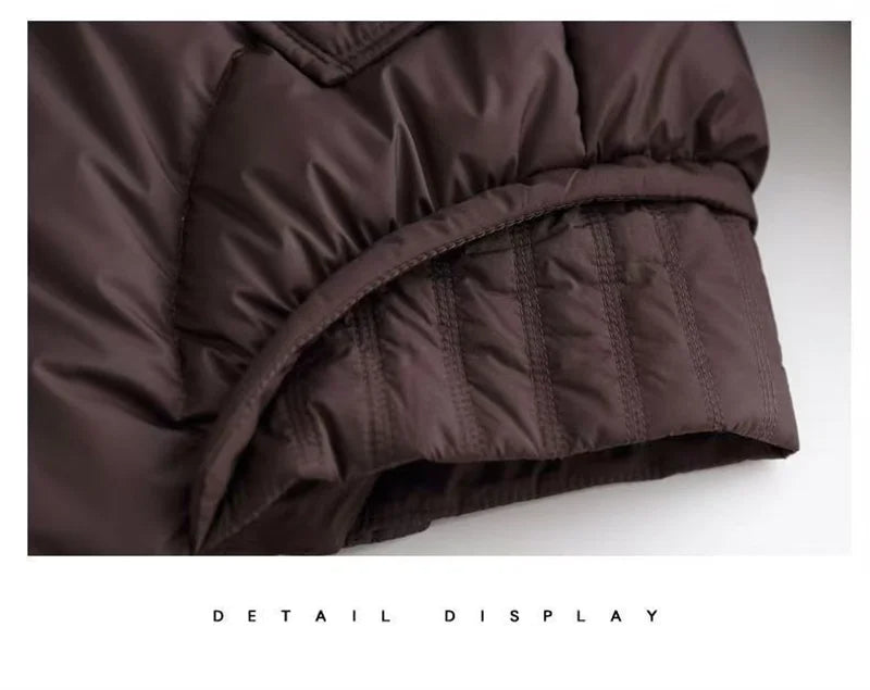 2025 Fashion  Winter New Down Cotton Jacket Women's Cotton-Padded Thicken Warm Parkas Short Coat Female Casual Ladies Overwear