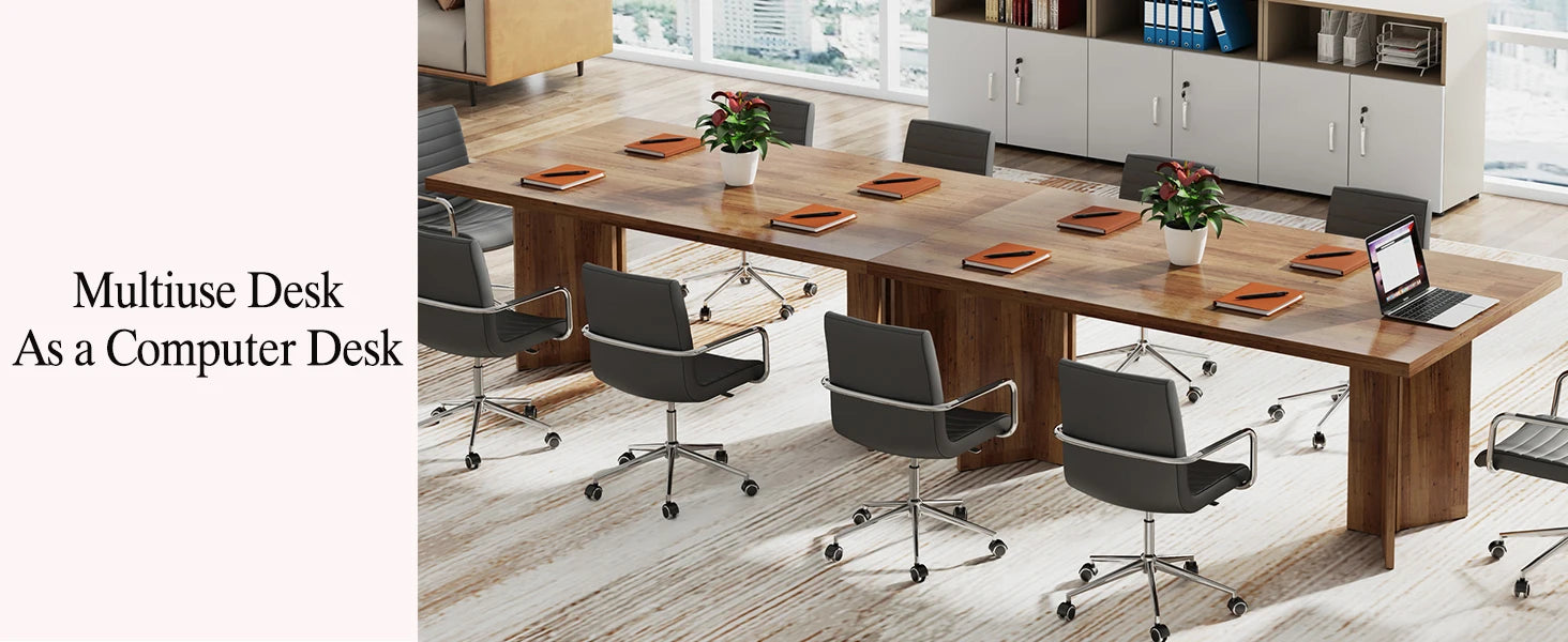 63-inch Dining Table for 4-6, Farmhouse Kitchen Table with Large Tabletop, Rectangular Eating Table for Dining Room, Living Room