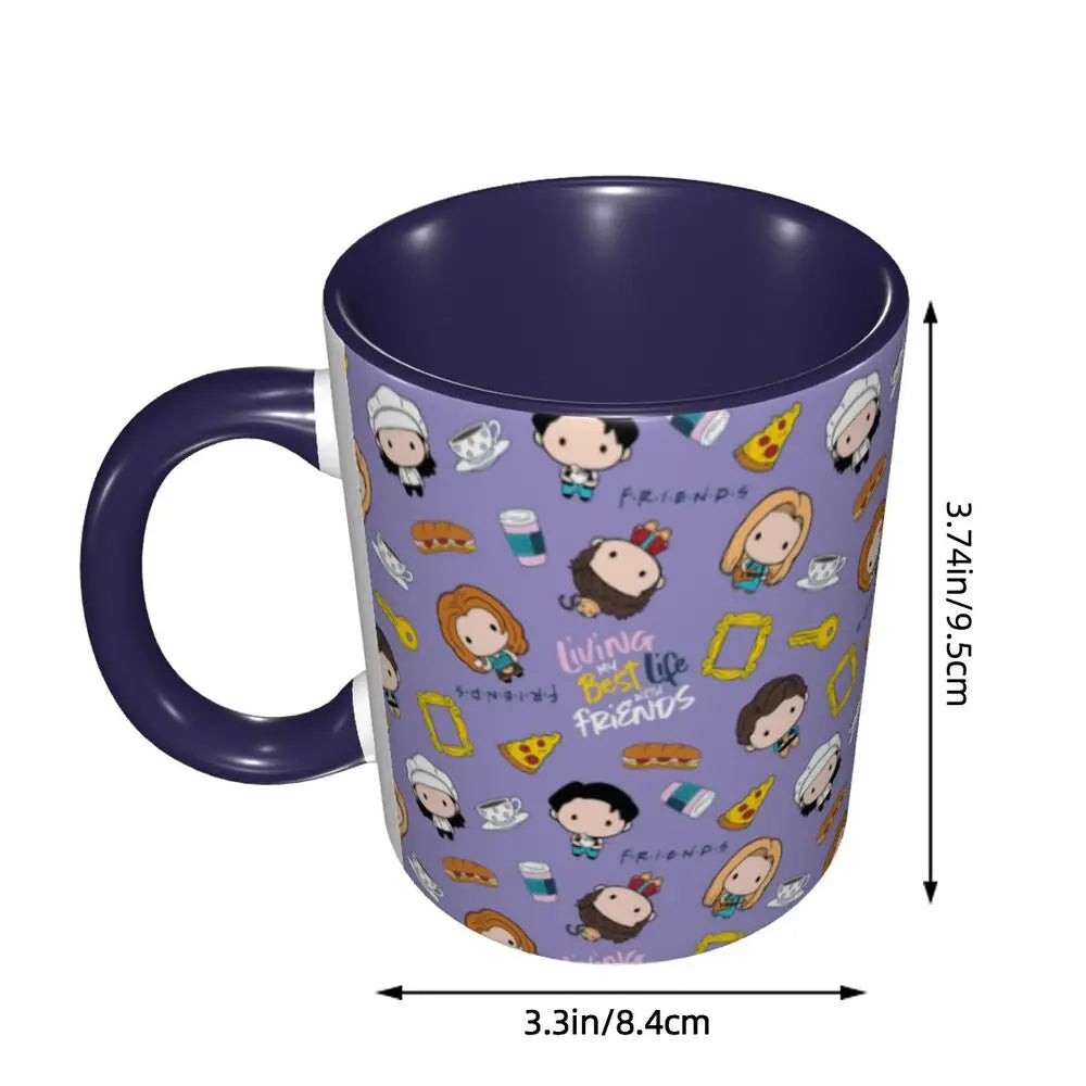 Classic Friends TV Show Coffee Mugs DIY Personalized Ceramic Mug Creative Gift