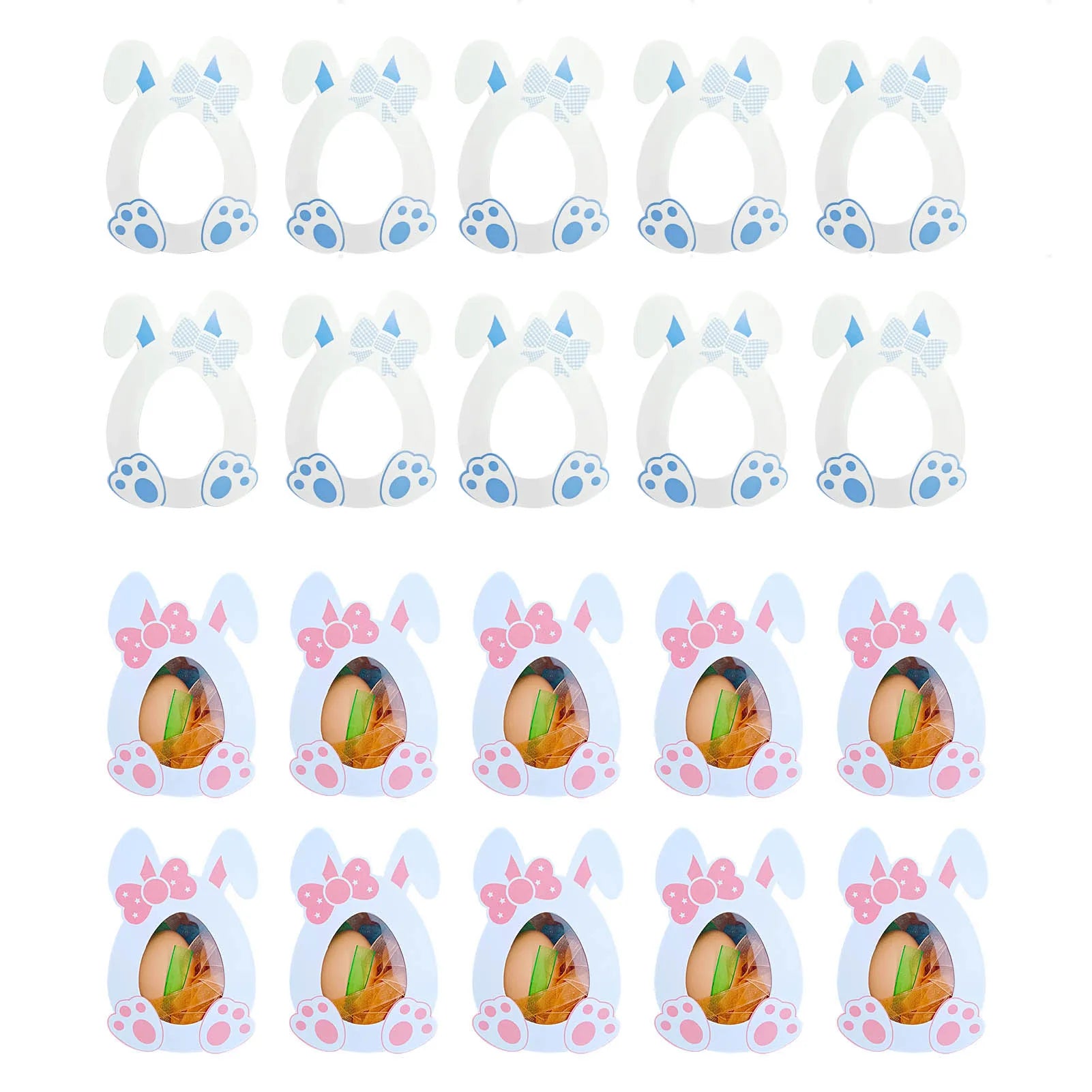 Cartoon Gift Boxes Easter Bunny Shape Boxs Unique Candy Storage Holder Festive Decoration Suitable for School Office