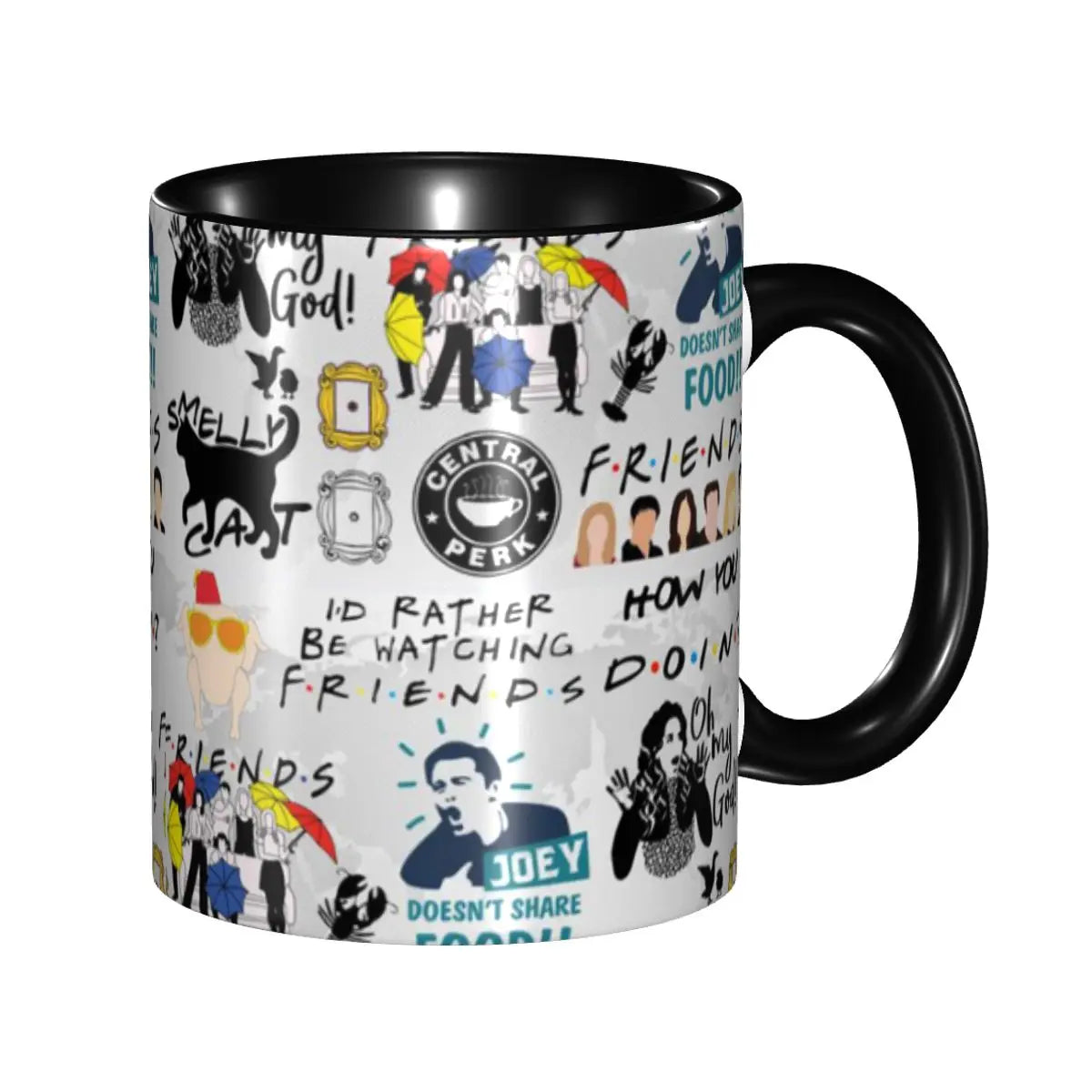 Classic Friends TV Show Coffee Mugs DIY Personalized Ceramic Mug Creative Gift
