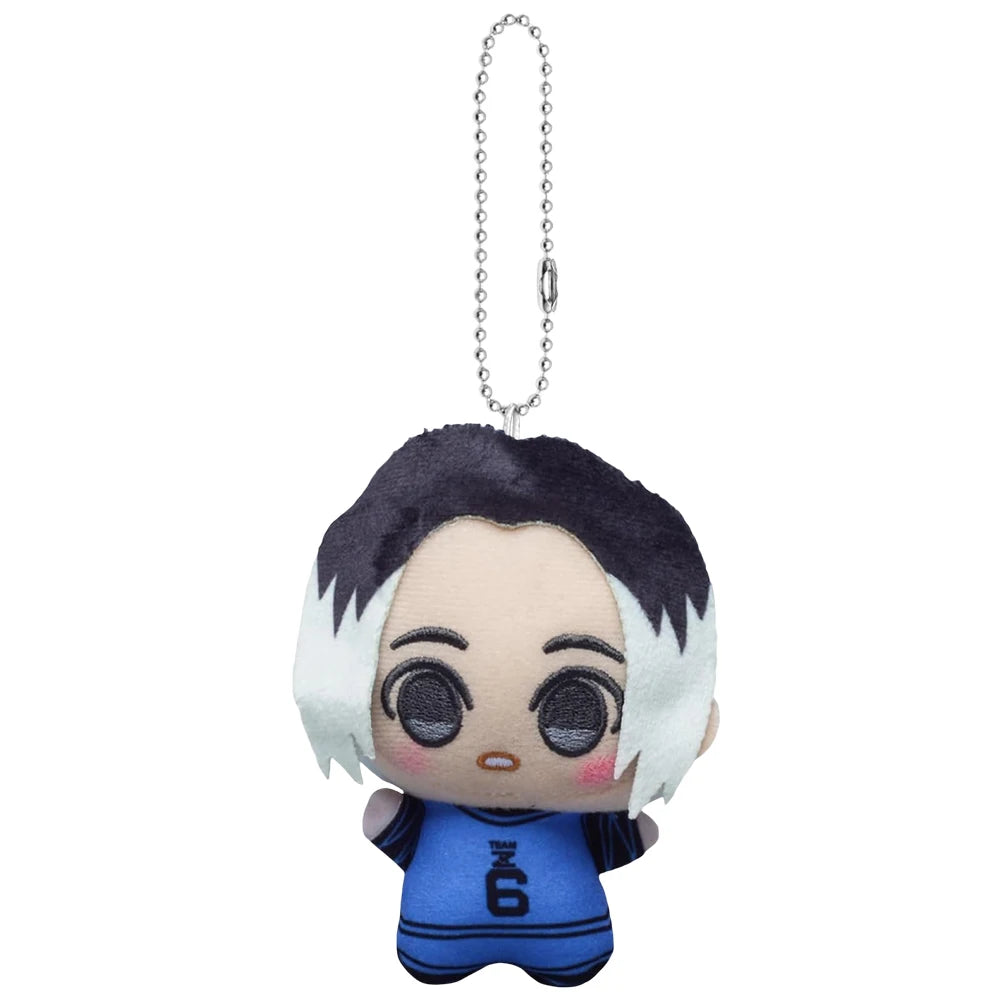 11cm Blue Lock Plush Toy Pendant Seishiro Nagi Isagi Yoichi Chigiri Bachira Meguru Mikage Reo Rin Itoshi Backpack Keychain Gift