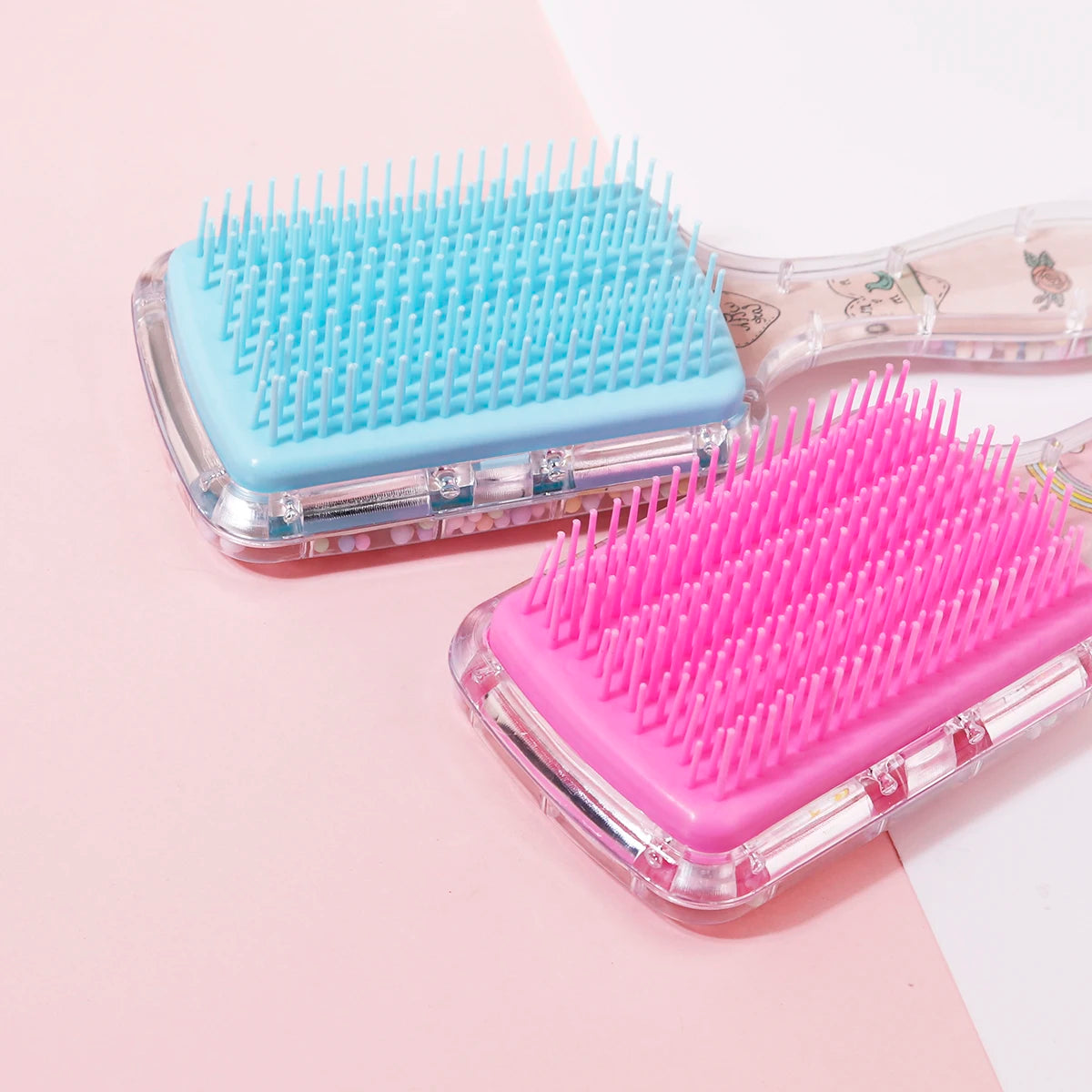1piece of anti-static massage airbag straight curly hair comb dual-purpose portable hair styling tool Special for real hair wigs