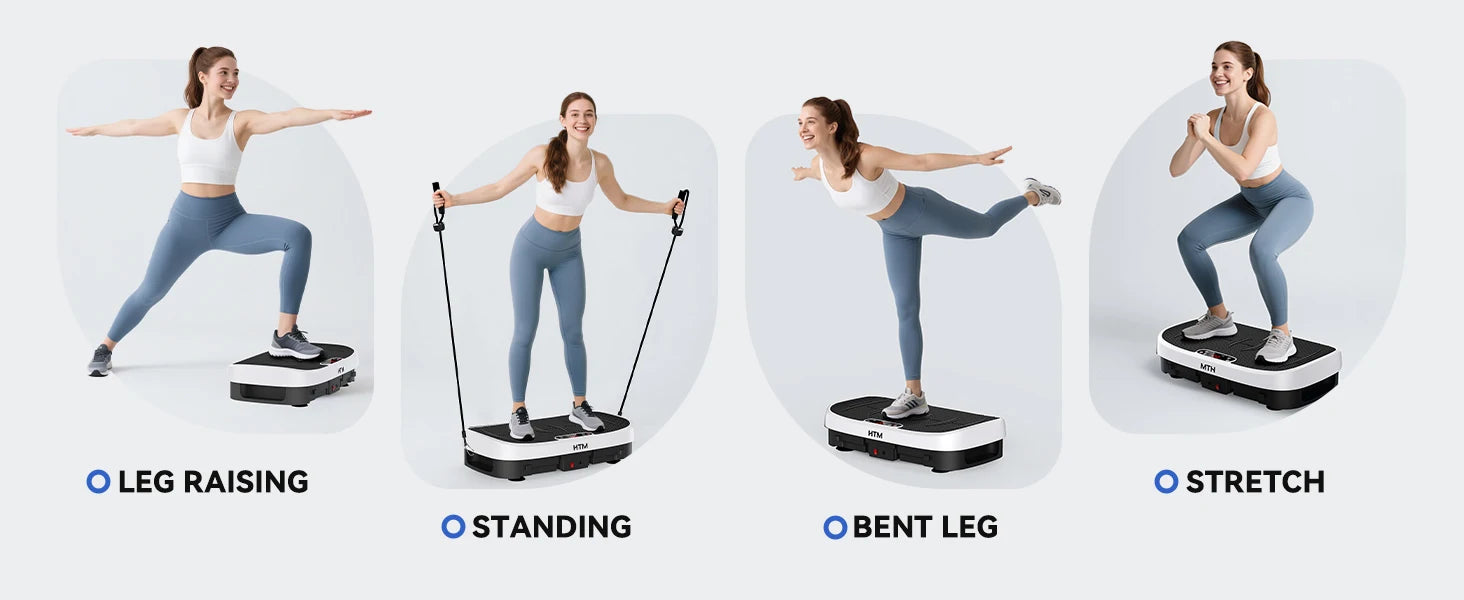 Vibration Plate Fat Burning Fitness Platform Whole Body 120 Levels Home Gym Equipment Weight Loss Muscle Relax Exercise Board