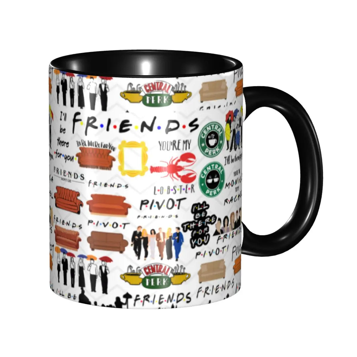 Classic Friends TV Show Coffee Mugs DIY Personalized Ceramic Mug Creative Gift