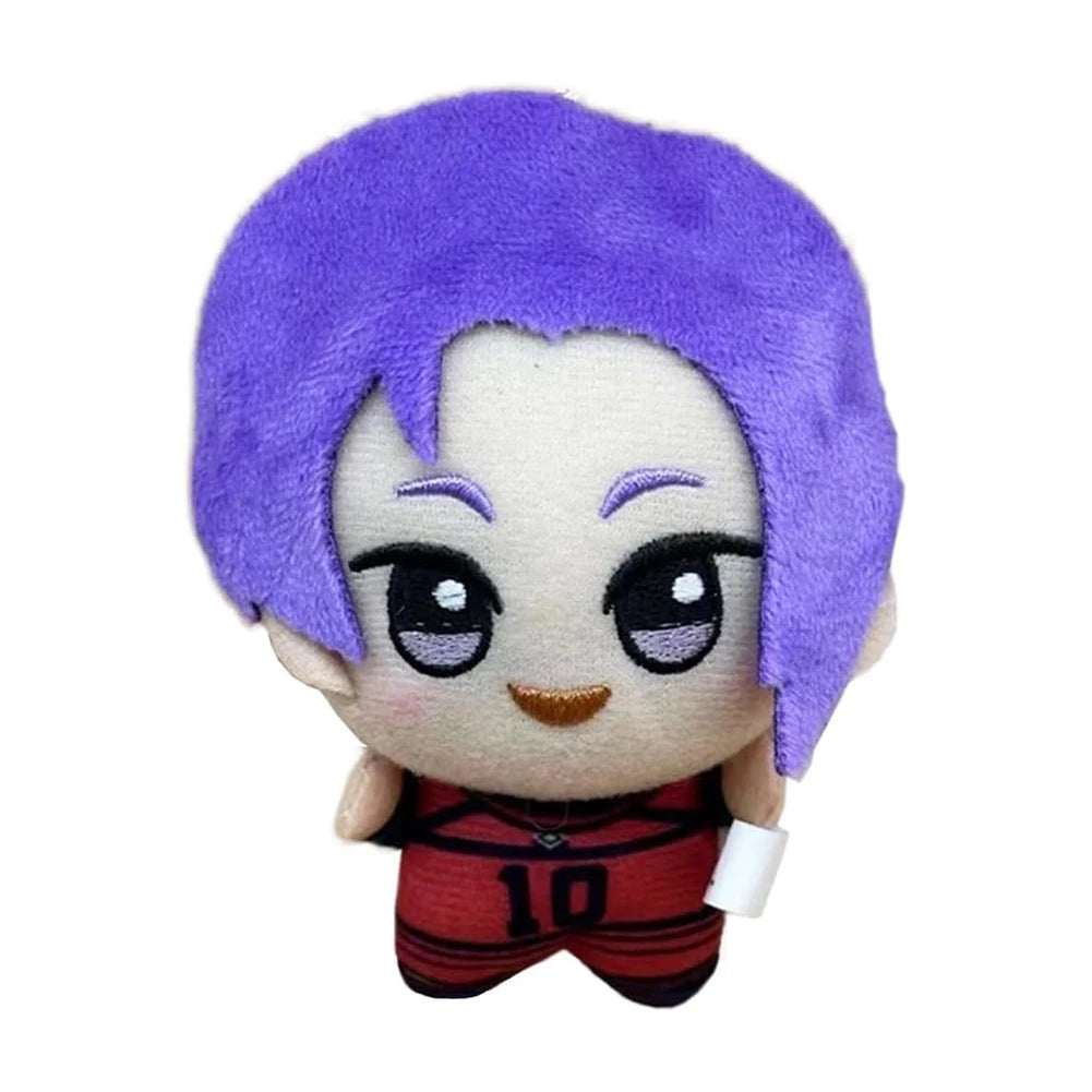 11cm Blue Lock Plush Toy Pendant Seishiro Nagi Isagi Yoichi Chigiri Bachira Meguru Mikage Reo Rin Itoshi Backpack Keychain Gift