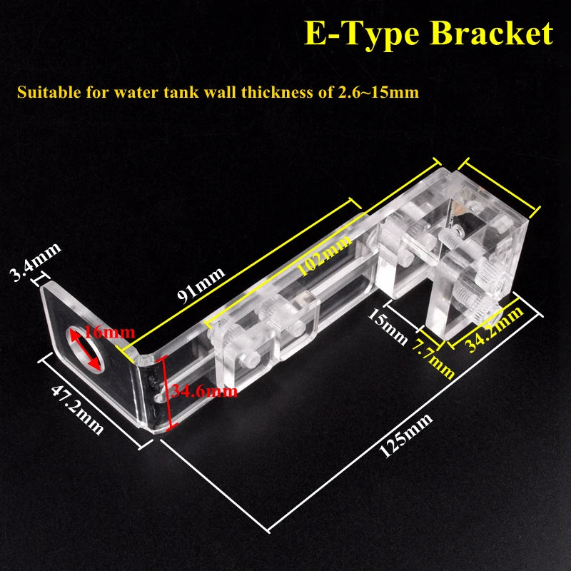 1/4" 6.35mm Water Dispenser Ball Float Valve Aquarium Tank Automatic Water Refill Ball Cock Adapter Adjustable Height Floatvalve