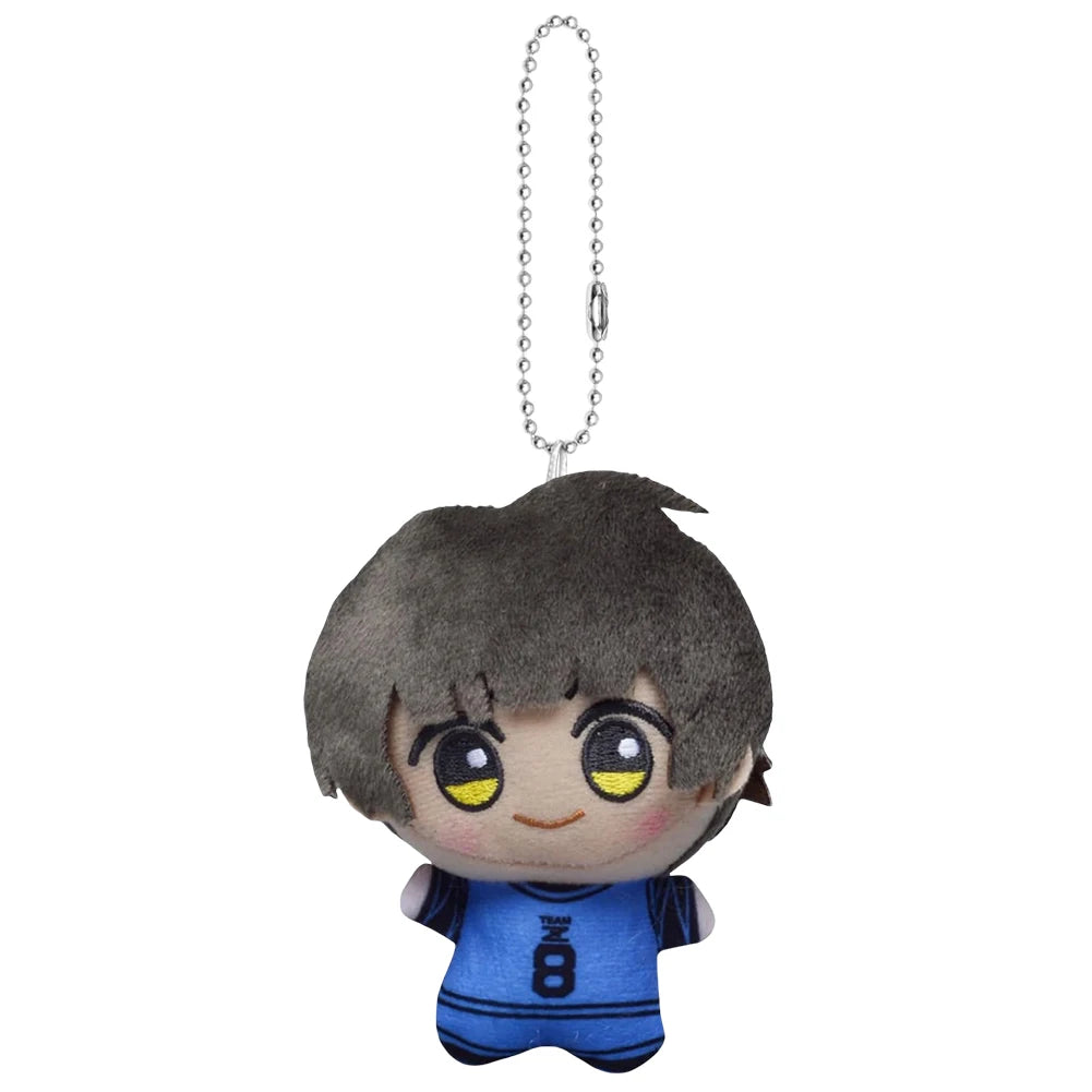11cm Blue Lock Plush Toy Pendant Seishiro Nagi Isagi Yoichi Chigiri Bachira Meguru Mikage Reo Rin Itoshi Backpack Keychain Gift
