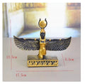 Egyptian Gods and Goddess Isis Statue Study Decoration Egypt Ornament Gift Guardian God of The Earth Home Desktop Decor Souvenir