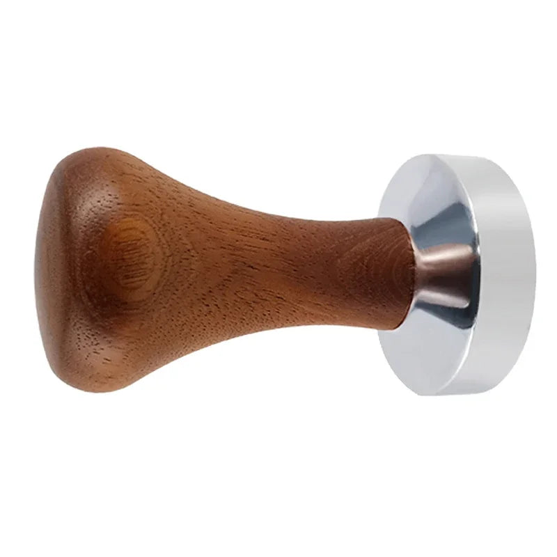 Coffee Powder Press 51/53/58mm High-Quality Wooden Handle with Solid Metal Base  for  Concentrated  Espresso  Durable  Kitchen