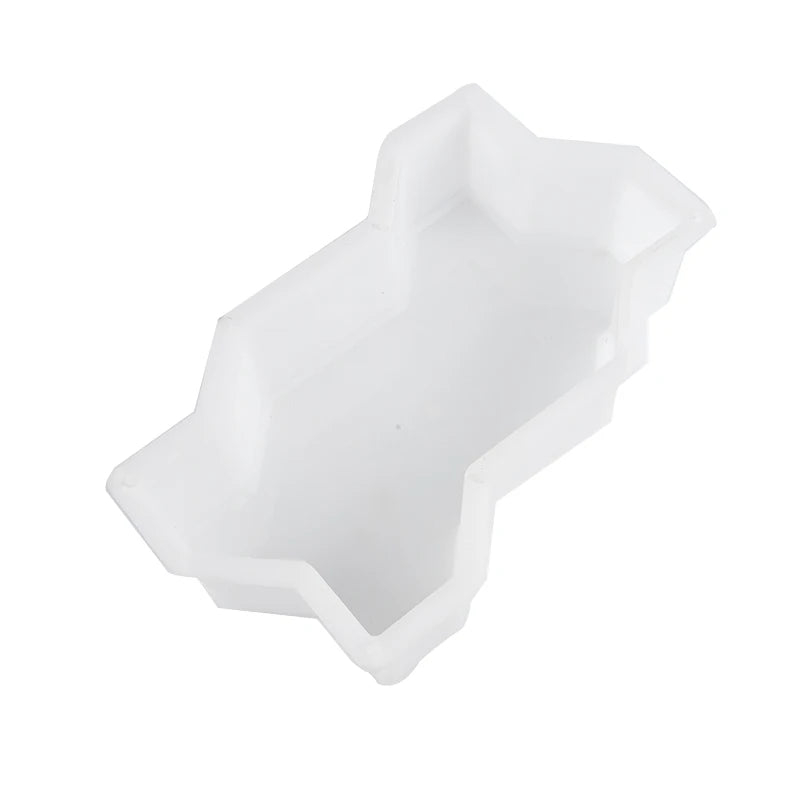 DIY Concrete Path Maker Mold, Garden Pavement Road Mould, Interlocking Brick Paving Tool for Walkway Patio Construction