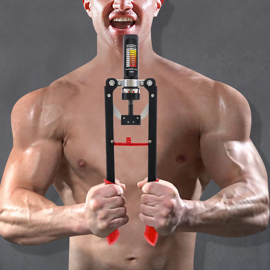 New Hydraulic Power Twister Spin Button Arm Blaster Forearm Workout Equipment 25 Gears Adjustable for Strength Training