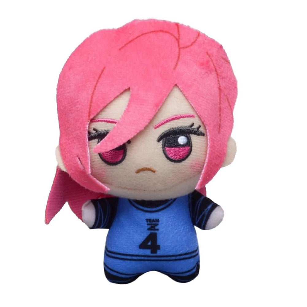 11cm Blue Lock Plush Toy Pendant Seishiro Nagi Isagi Yoichi Chigiri Bachira Meguru Mikage Reo Rin Itoshi Backpack Keychain Gift