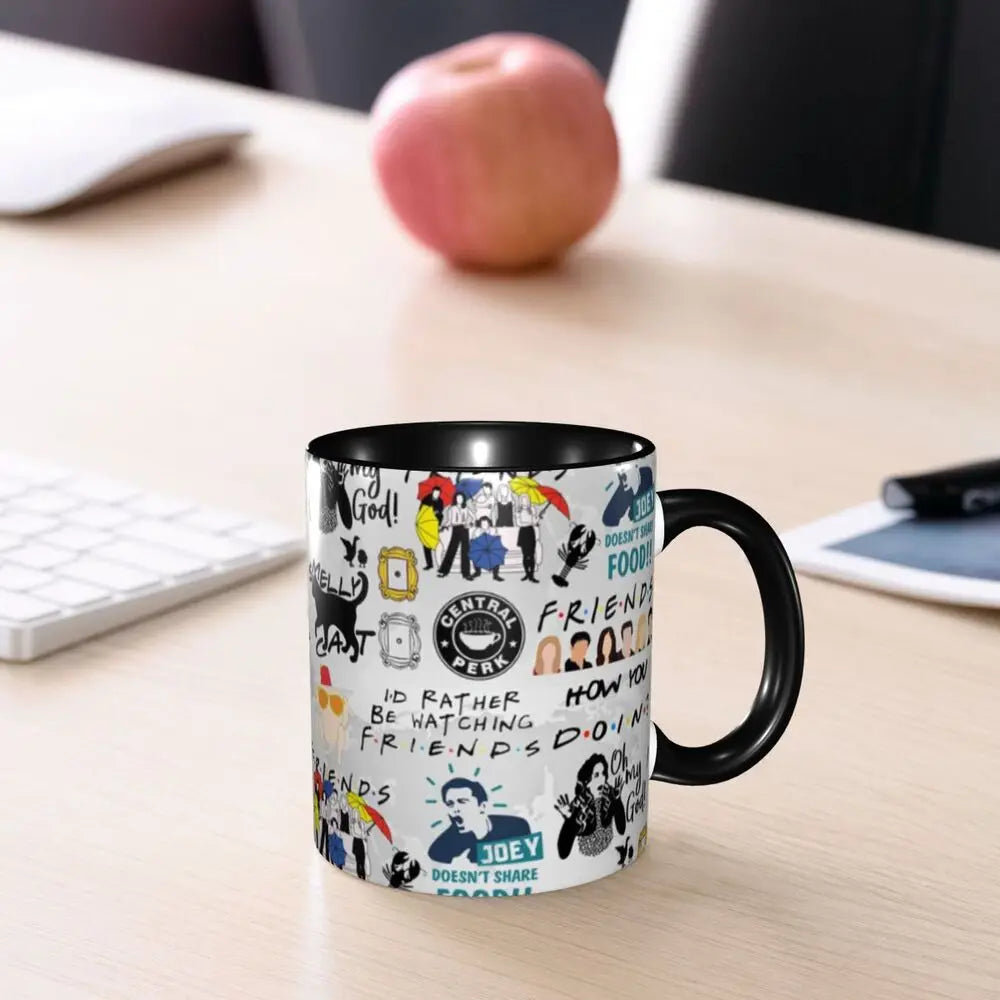 Classic Friends TV Show Coffee Mugs DIY Personalized Ceramic Mug Creative Gift