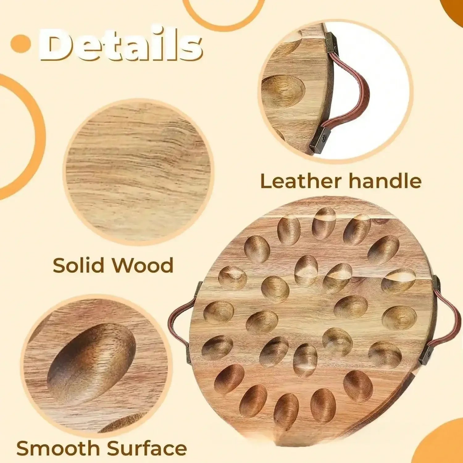 Deviled Egg Platter and Deviled Egg Tray, Wooden Deviled Egg Tray Square Egg Tray Charcuterie Board Easter Deviled Egg Tray