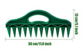 1Pc Seeding Hole Punch Planting Tool with 12Holes Dibber, Soil Sowing Drill for Fast Punch and Seed
