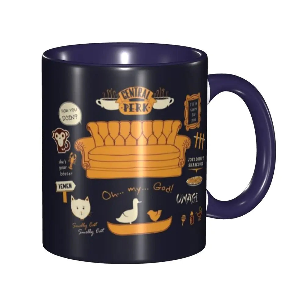 Classic Friends TV Show Coffee Mugs DIY Personalized Ceramic Mug Creative Gift