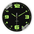 8Inch Silent Non-Ticking Wall Clocks Battery Operated Silent Light Up Wall Clocks for Living Room Bedroom Kitchen Bathroom Decor