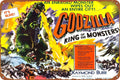 Godzilla, King of the Monsters Movie Poster Tin Sign Cafe bar Home Wall Art Decoration Retro Metal Tin Sign 8x12 inch 1pc