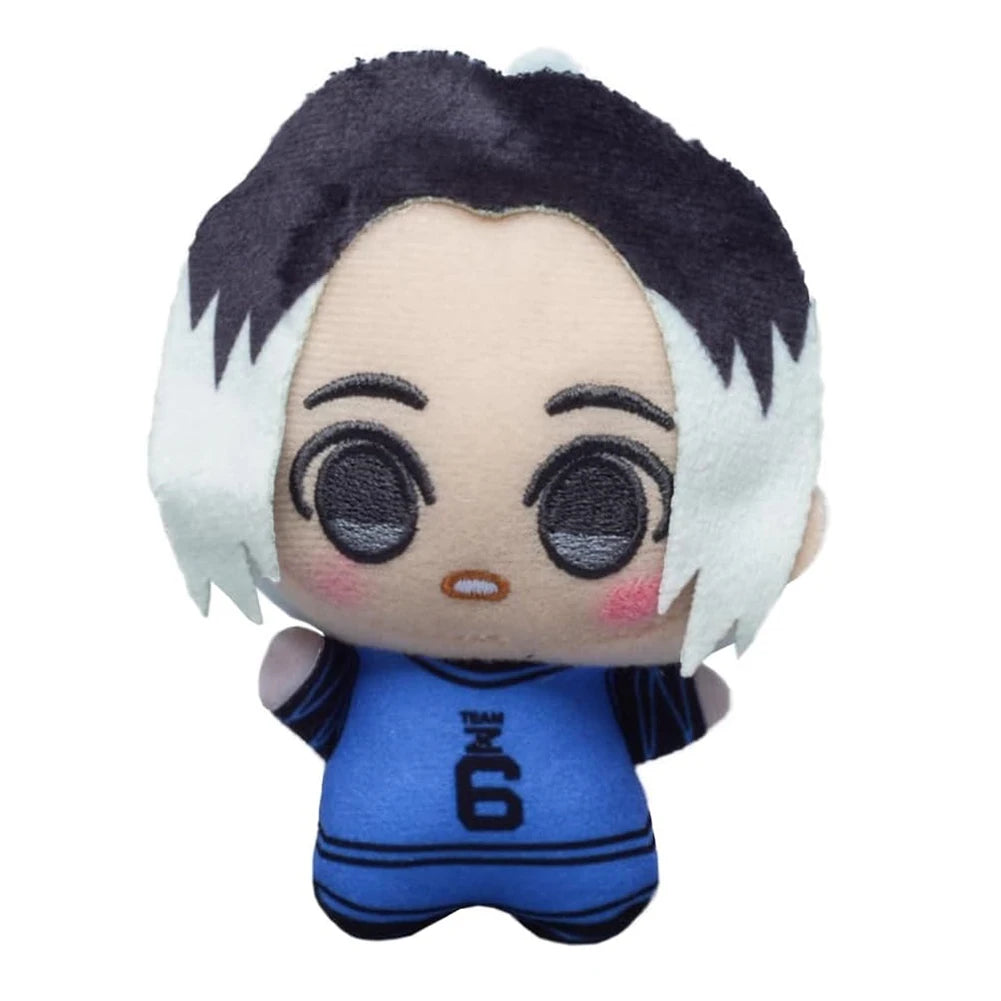 11cm Blue Lock Plush Toy Pendant Seishiro Nagi Isagi Yoichi Chigiri Bachira Meguru Mikage Reo Rin Itoshi Backpack Keychain Gift