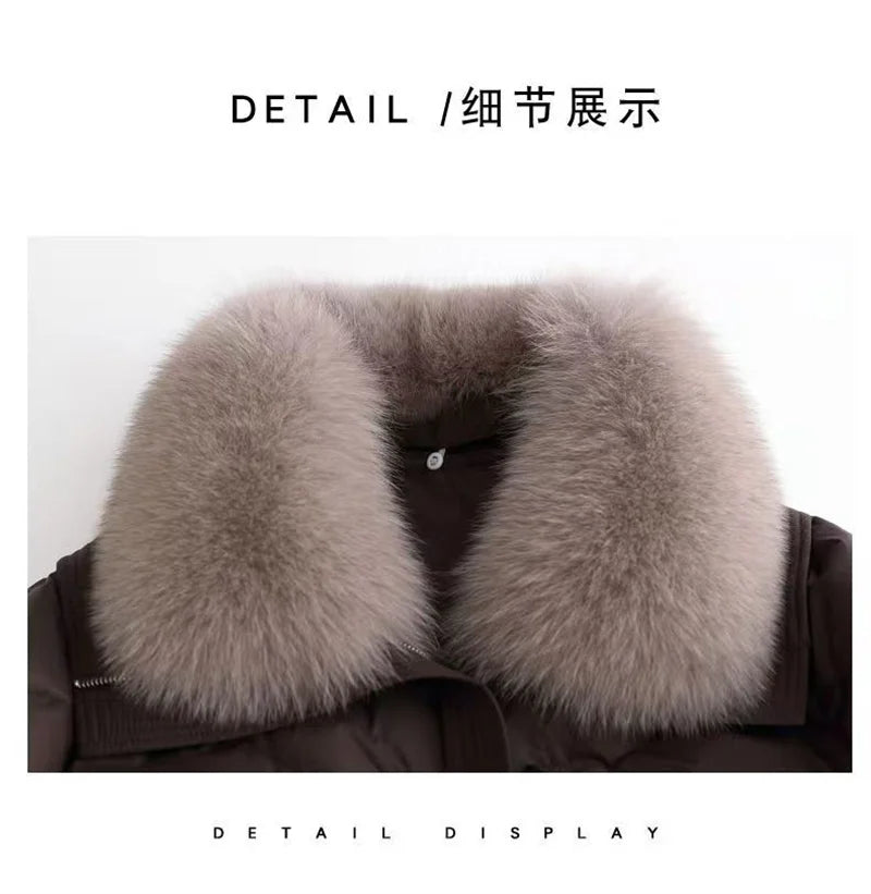 2025 Fashion  Winter New Down Cotton Jacket Women's Cotton-Padded Thicken Warm Parkas Short Coat Female Casual Ladies Overwear