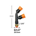 Agricultural Atomizing Sprayer Mist Nozzle Single/Double/Three Nozzle Head Garden Lawn Irrigation Pesticide Spraying Sprinkler
