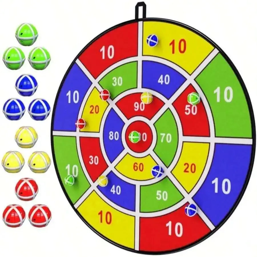 29" Large Dart Board For Kids, With Sticky Balls, Indoor/Sport Outdoor Fun Party Play Game Toys, Birthday Gifts