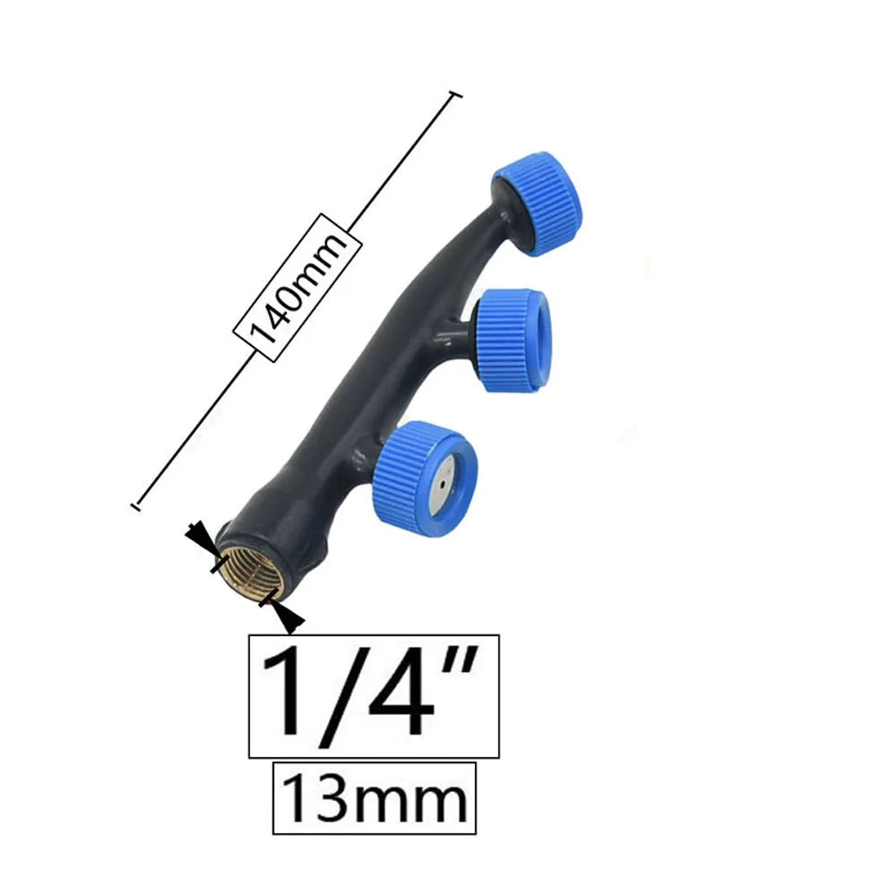 Agricultural Atomizing Sprayer Mist Nozzle Single/Double/Three Nozzle Head Garden Lawn Irrigation Pesticide Spraying Sprinkler