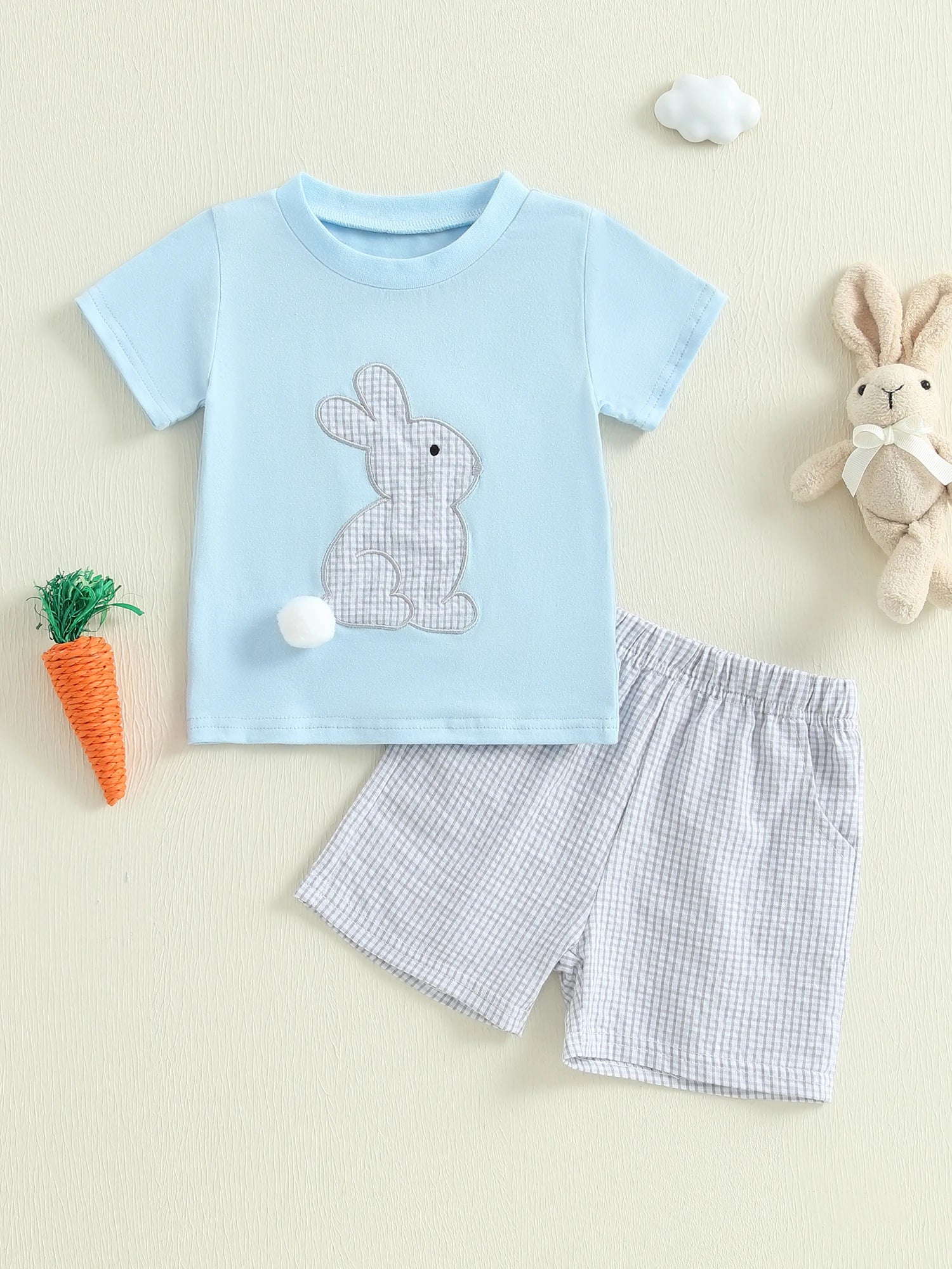 Toddler Girl Easter Dress Bunny Embroidery Sleeveless Floral Print Princess Dress with Matching Headband for Spring Summer