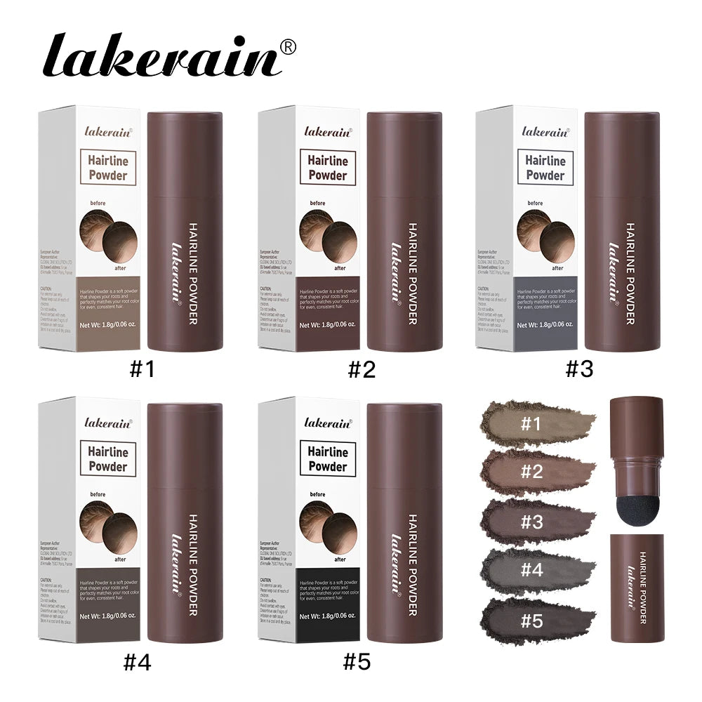Hairline Powder Long Lasting Shadow Filling Forehead Hair Gaps Waterproof Sweat-proof Fine Powder Natural Color Hairline Makeup