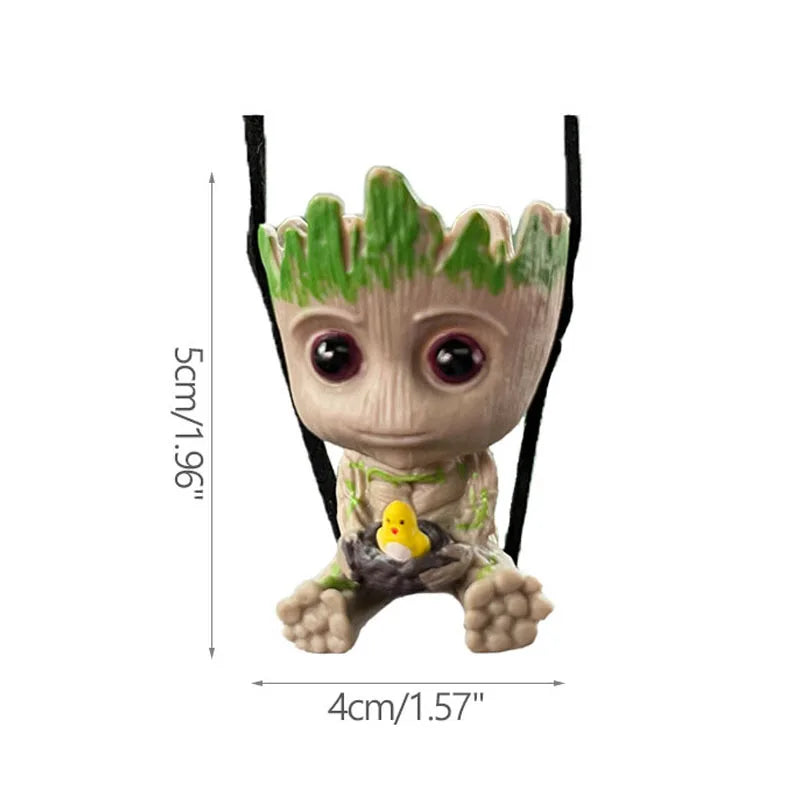 Modern Flower Vase Groot Flower Arrangement Home Living Room Decoration Cartoon Vases Ornament Plants Potted Decoration Crafts