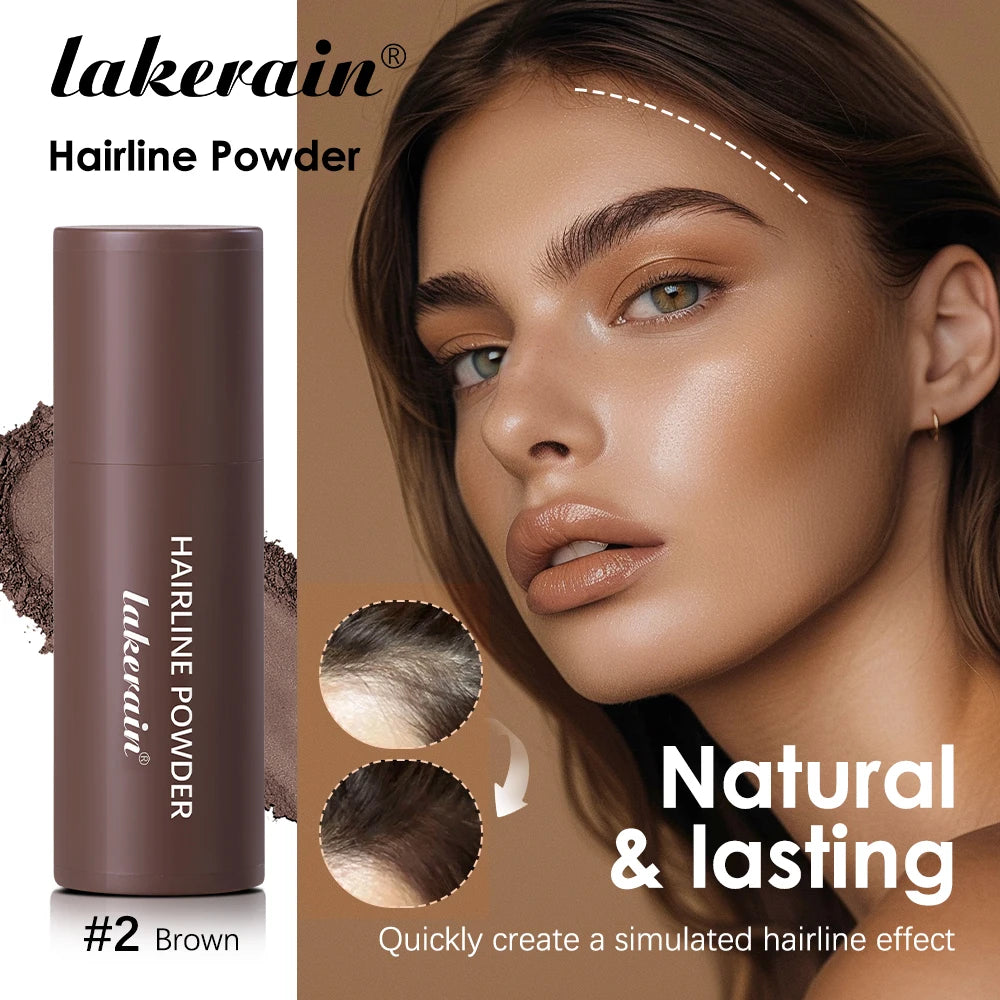 Hairline Powder Long Lasting Shadow Filling Forehead Hair Gaps Waterproof Sweat-proof Fine Powder Natural Color Hairline Makeup