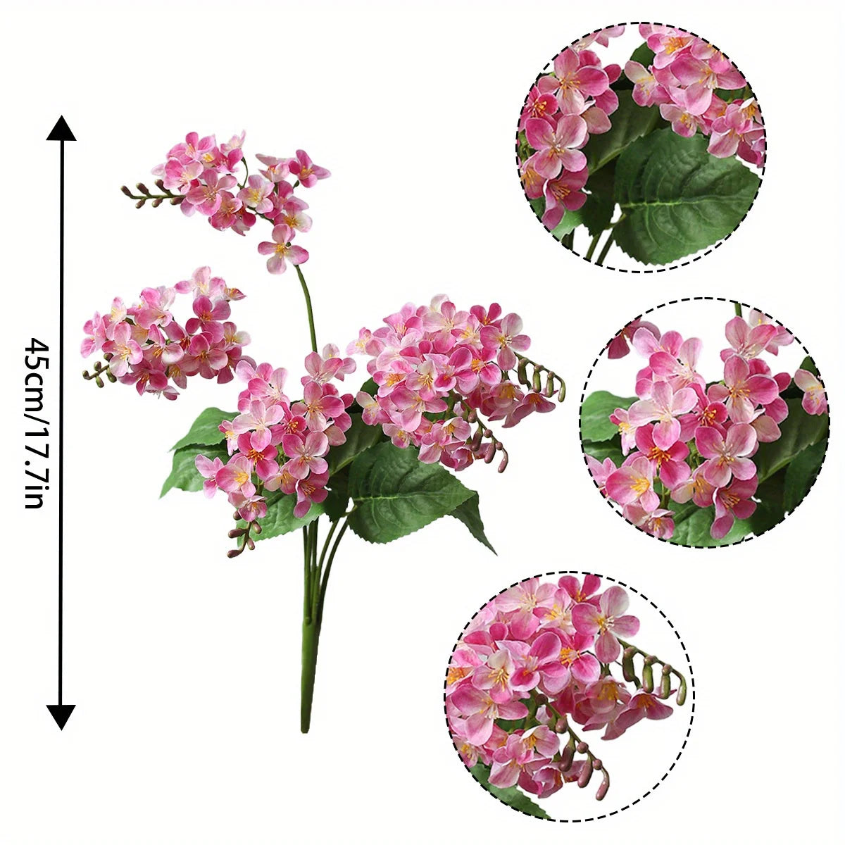 2 Bundles of Lifelike Lily of the Valley Artificial Flowers, Perfect for Easter, Wedding, Home Party Decor, or Living Room