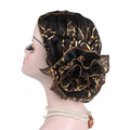 Stylish Hair Loss Scarf Hat Headwear Women Hat Fashion Print Breathable Mesh Headwrap  Super Soft