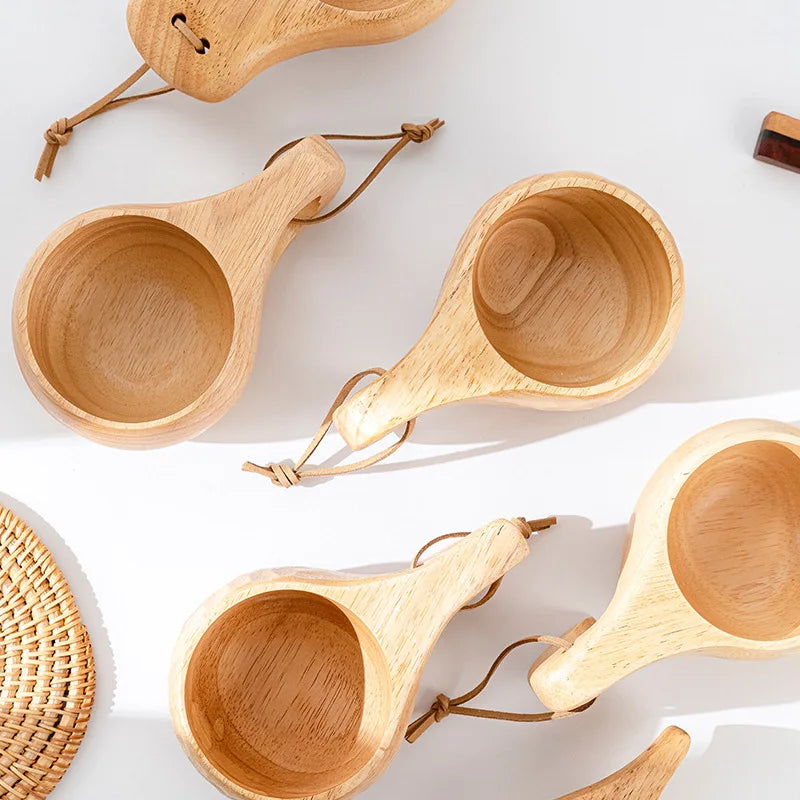Home Wooden Craft Handmade Tea Milk Wooden Mug Coffee Mug