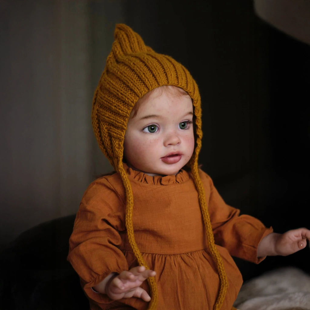 26inches Pippa Toddler Girl Doll with Cute Freckles On Face Toddler Huge Baby Size Dark Skin Lifelike Soft Touch
