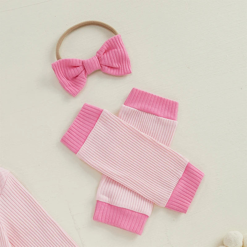 Toddler Easter Dress Bunny Print Short Sleeve Romper Tutu Skirt Headband Leggings Set for Baby Girls 0-24 Months