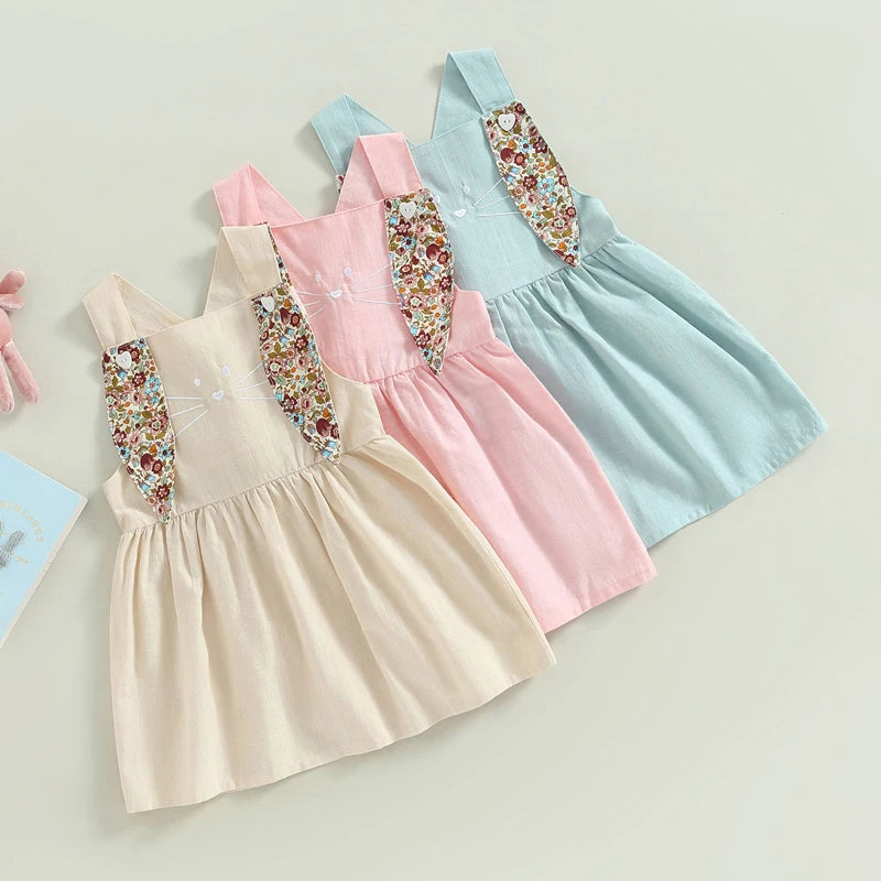 Adorable Infant Easter Romper Sweet Ruffle Sleeve Round Neck Chick Jumpsuit with Bow Detail
