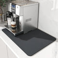 Coffee Mat - Coffee Bar Mat for Countertops | Coffee Bar Accessories Fit Under Coffee Maker Machine | Absorbent Hide Stain Rubbe