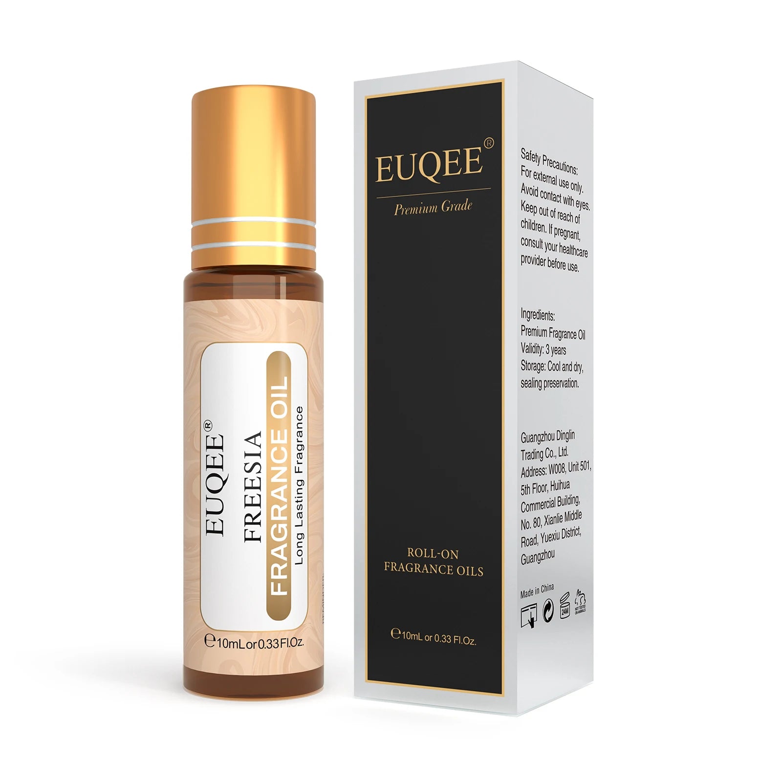 EUQEE 10ml Roller Smear Fragrance Oil For Women Fresh Line Coconut Vanilla Angel for Aromatherapy,Diy Soap,Candle making