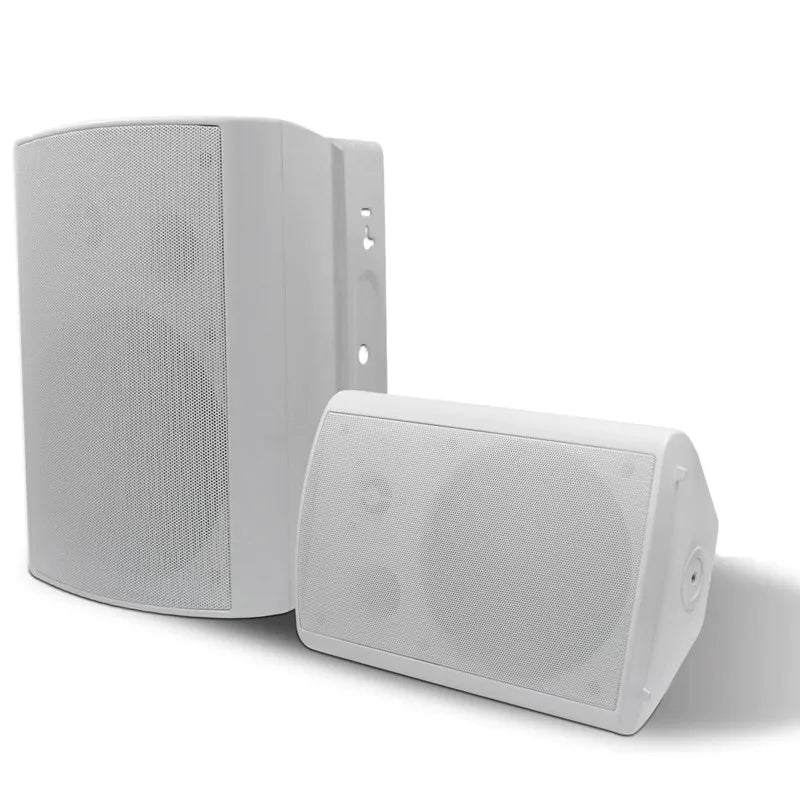 Herdio 2PCS 6.5'' 400W Outdoor Passive Speakers Wired Waterproof With Powerful Bass Wall Mount Speakers For Indoor Patio Covered