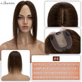 S-noilite 10x12cm Hair Toppers 3.5x9cm Silk Base Natural Hair Wig 100% Human Hair For Women Hairpiece Clip In Hair Extensions