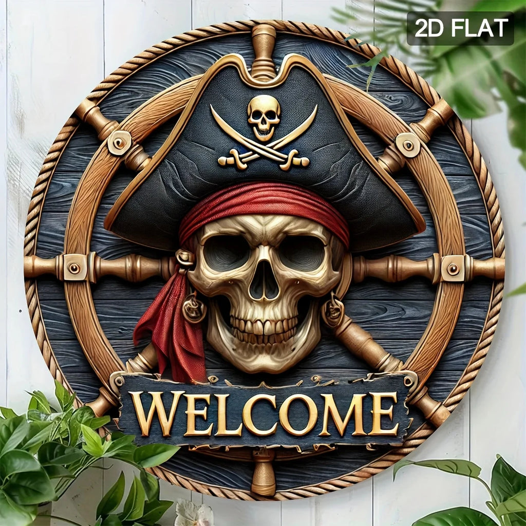 Round logo, wall decoration, suitable for home, bar, seasonal decoration, 2D flat, perfect for room decoration
