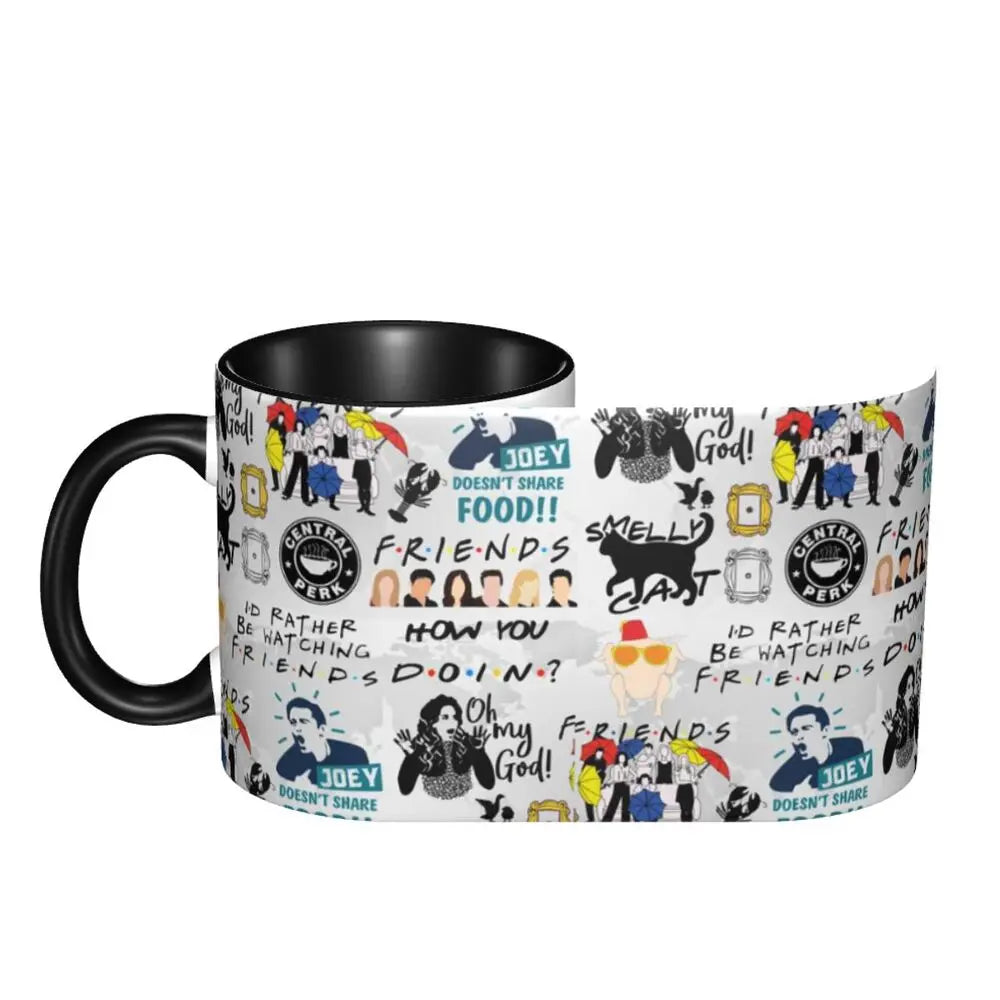 Classic Friends TV Show Coffee Mugs DIY Personalized Ceramic Mug Creative Gift