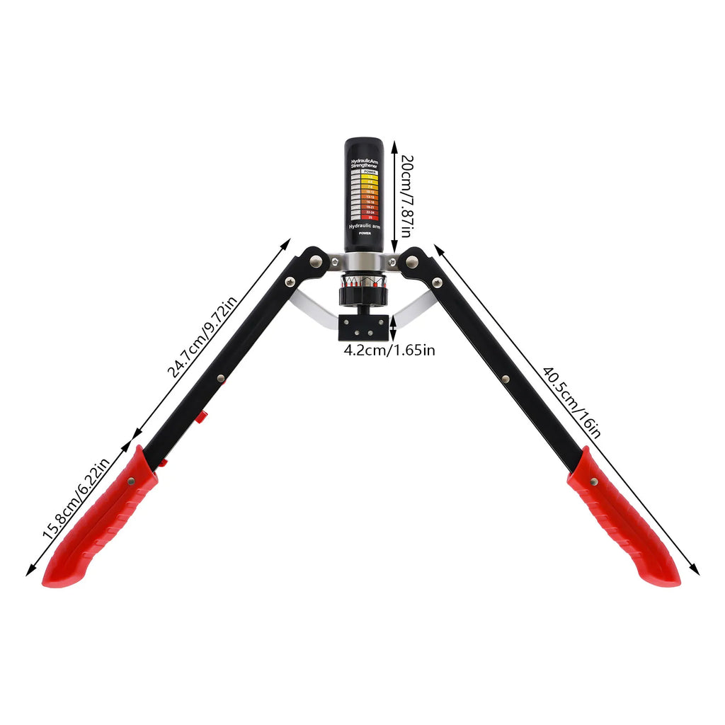 New Hydraulic Power Twister Spin Button Arm Blaster Forearm Workout Equipment 25 Gears Adjustable for Strength Training