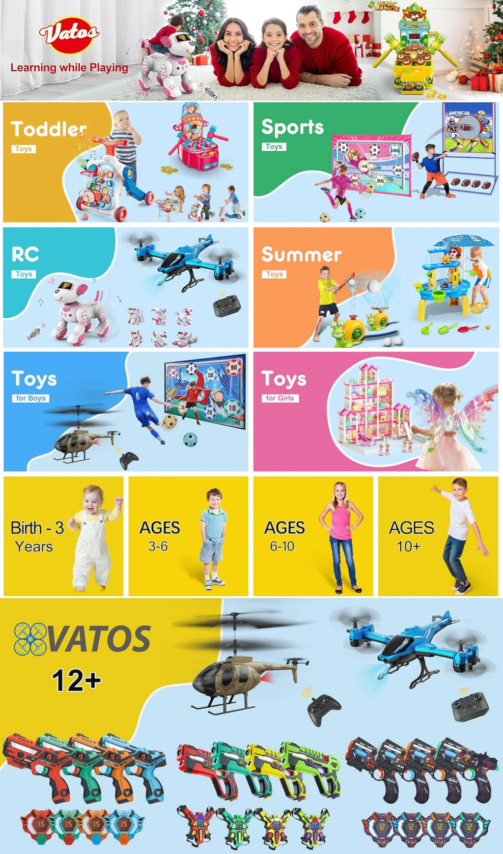 VATOS Unicorn Dance Mat x2 Toys for Girls 9-Level Dancing Game Indoor Outdoor Music Play Mat Christmas Gifts for Kids Ages 3+
