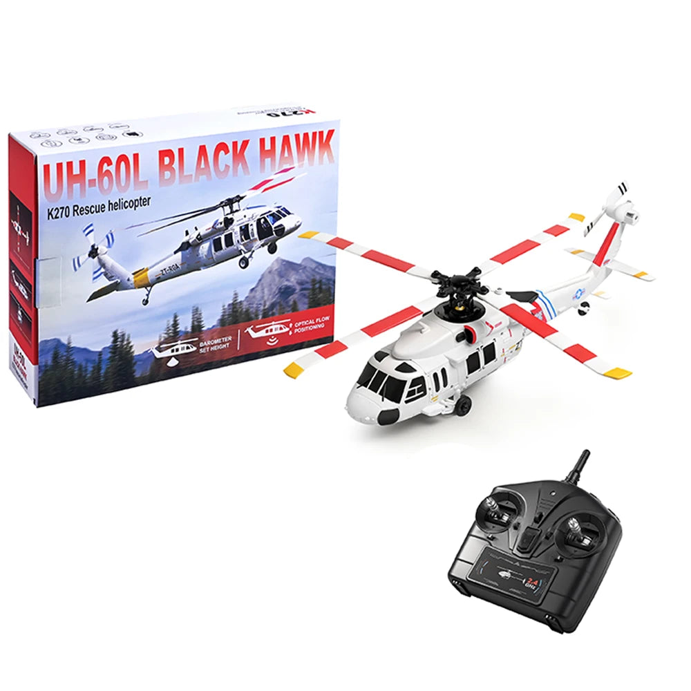 Hot Sale WLtoys K270 RC Helicopter 2.4G 4CH Brushless 6-Axis Gyro Optical Flow Altitude Hold RTF Drone Toy for Kids Boy 2026 New
