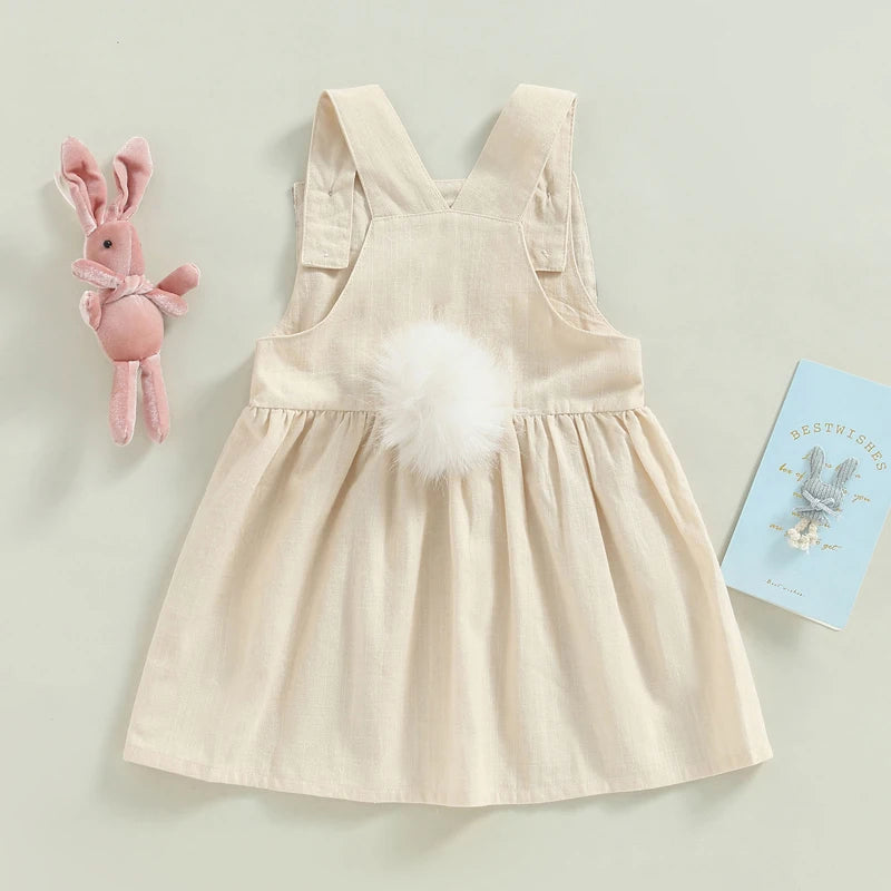 Adorable Infant Easter Romper Sweet Ruffle Sleeve Round Neck Chick Jumpsuit with Bow Detail