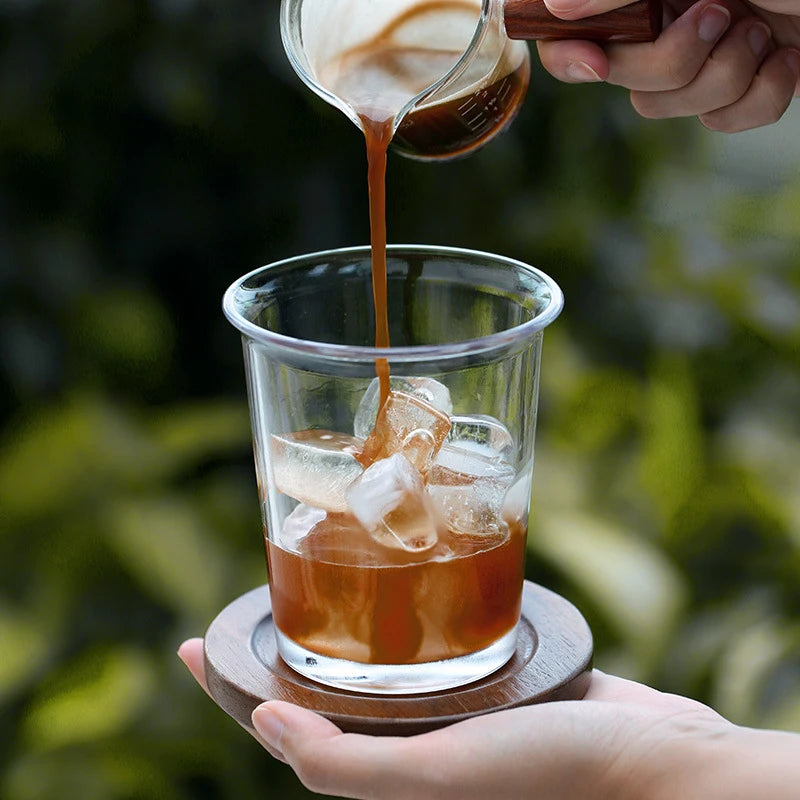 Coffee Cups Luxury Glass Transparent Coffee Mug Juice Milk Drinking Glass Set Cup Drinkware Glass Cup Drink Old Fashioned Glass